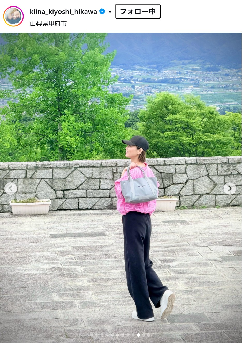 氷川きよしのインスタグラムから