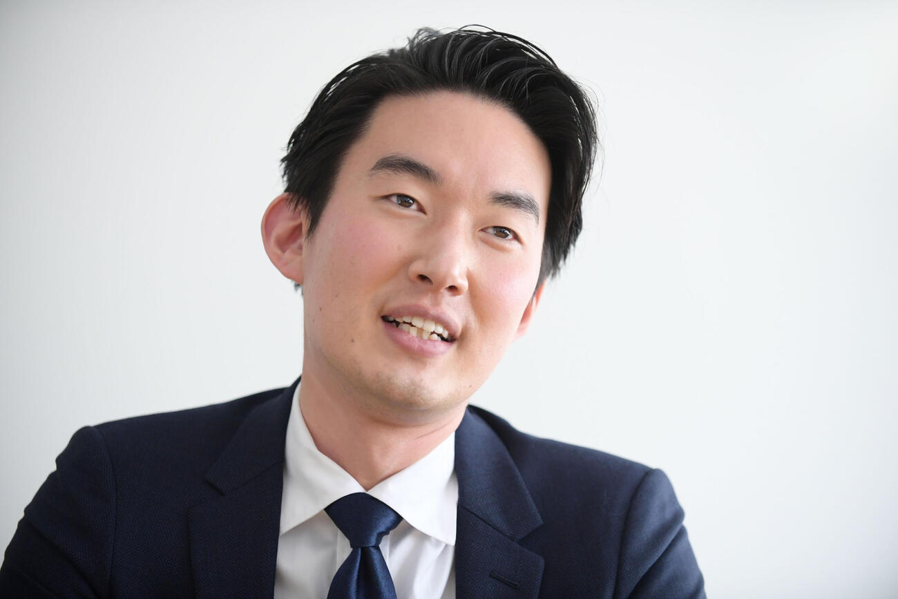 古川昌希アナウンサー（2022年3月撮影）