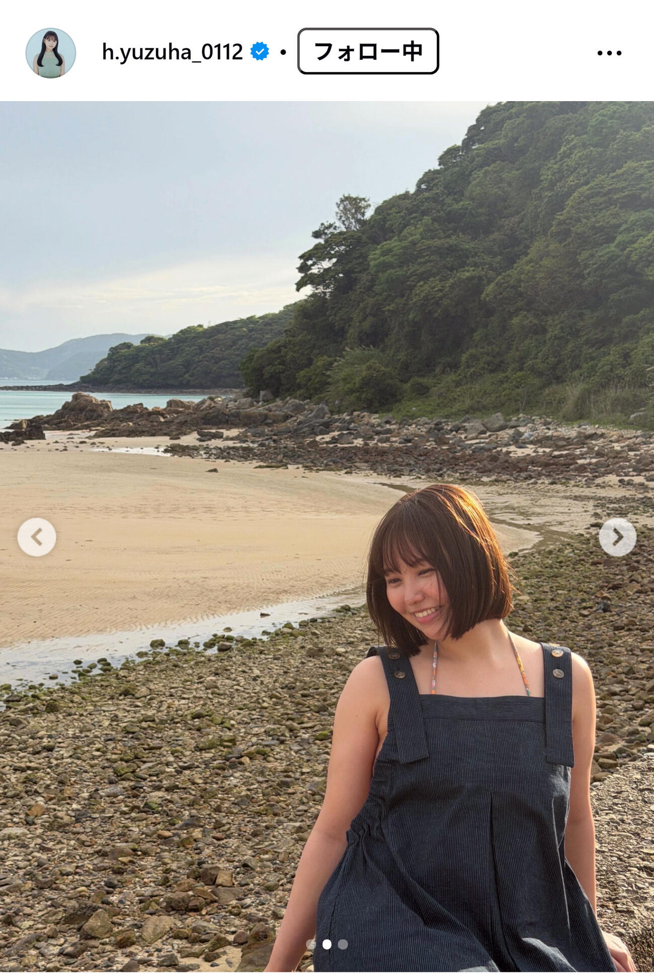 本郷柚巴のインスタグラムから