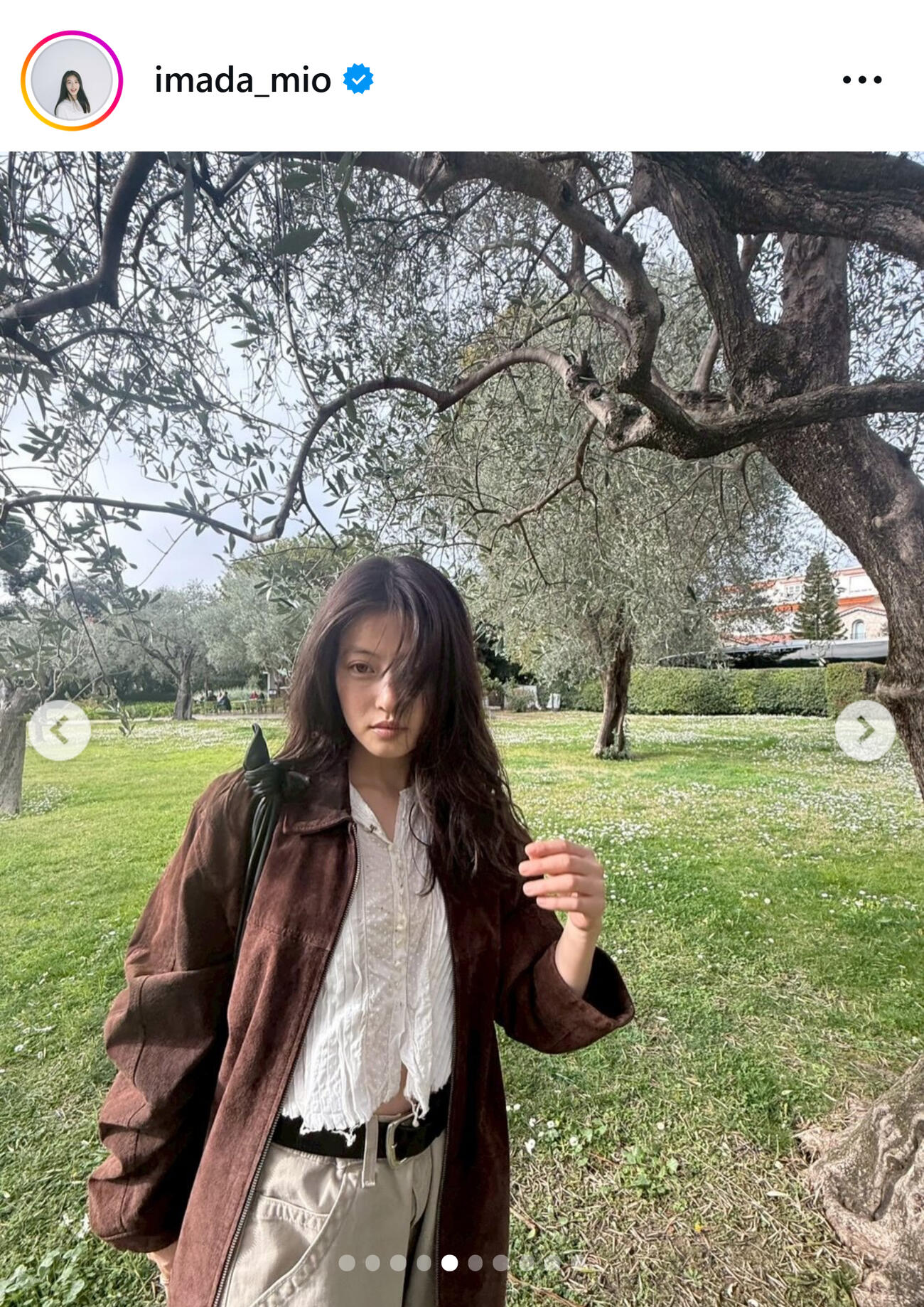 今田美桜のインスタグラムから