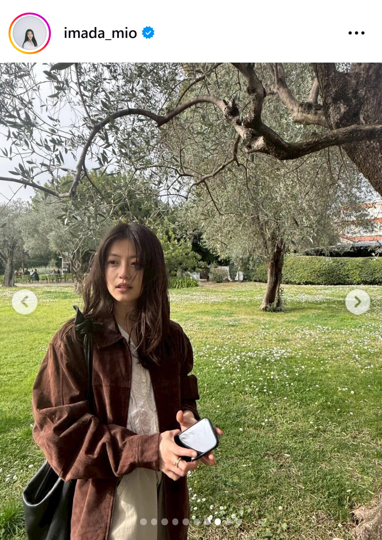 今田美桜のインスタグラムから