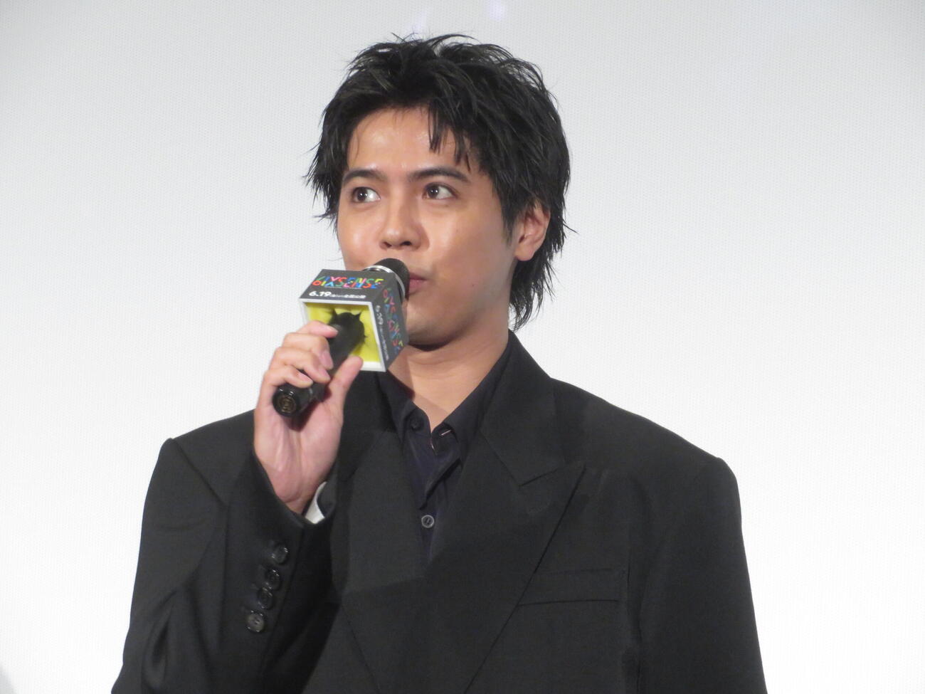 ドキュメンタリー映画「GENERATIONS　“6IX SENSE”　LIVE IN CINEMA」プレミア先行上映舞台あいさつに登壇した片寄涼太