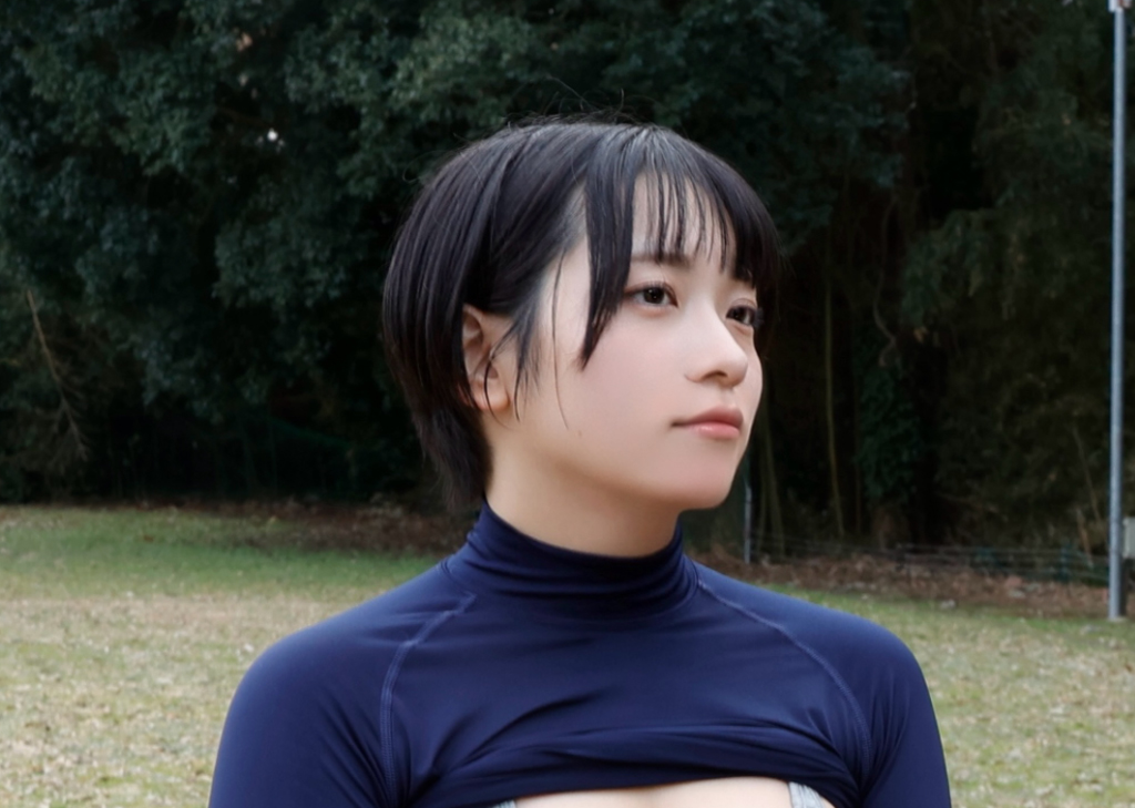 アンダーシャツまくり上げたわわショットを公開（暫のインスタグラムから）