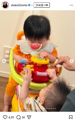 中川翔子のインスタグラムから
