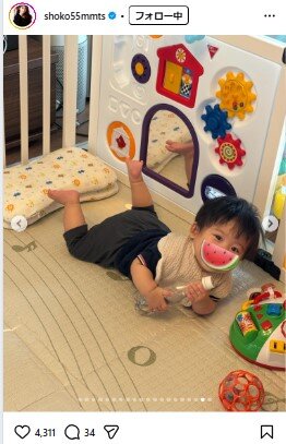 中川翔子のインスタグラムから