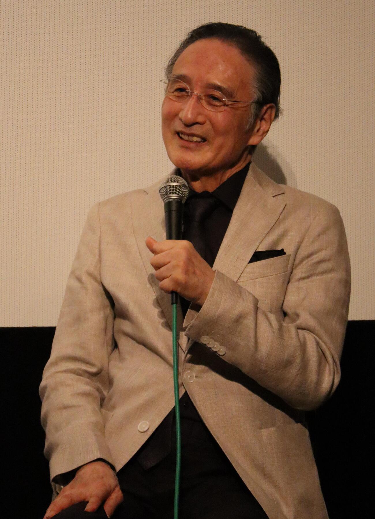 ドキュメンタリー映画「歌舞伎役者　十三代目　片岡仁左衛門」のトークショーを行った片岡仁左衛門