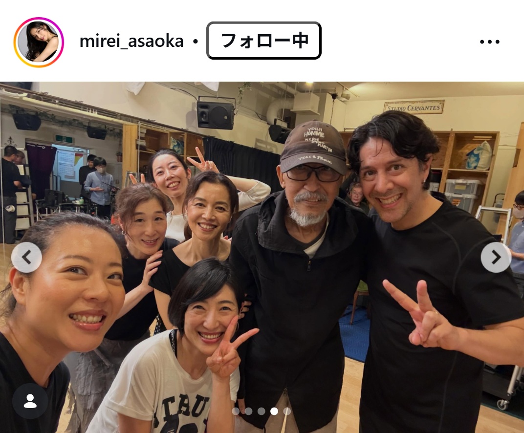 朝岡実嶺のインスタグラムから