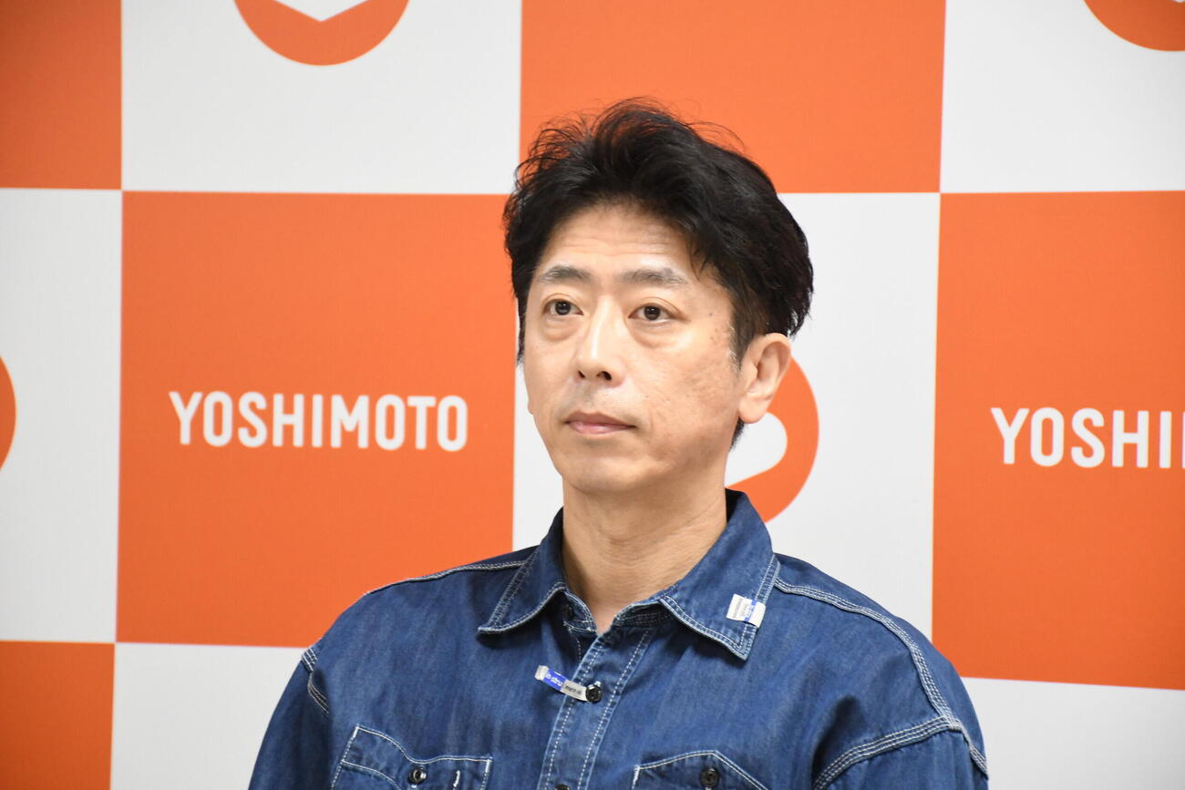 単独ライブ「フットボールアワー26」の取材会に出席したフットボールアワー後藤輝基（撮影・阪口孝志）