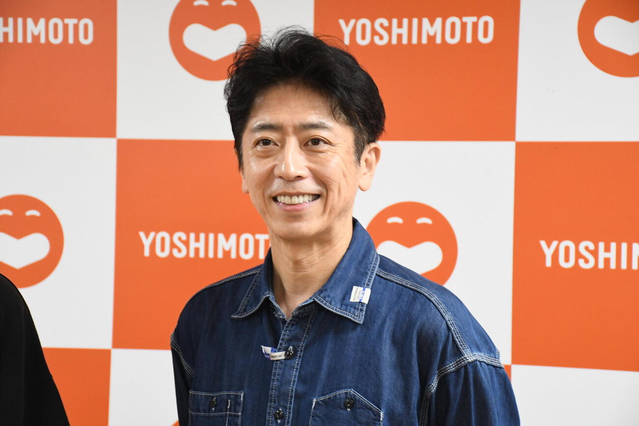 単独ライブ「フットボールアワー26」の取材会に出席したフットボールアワー後藤輝基（撮影・阪口孝志）
