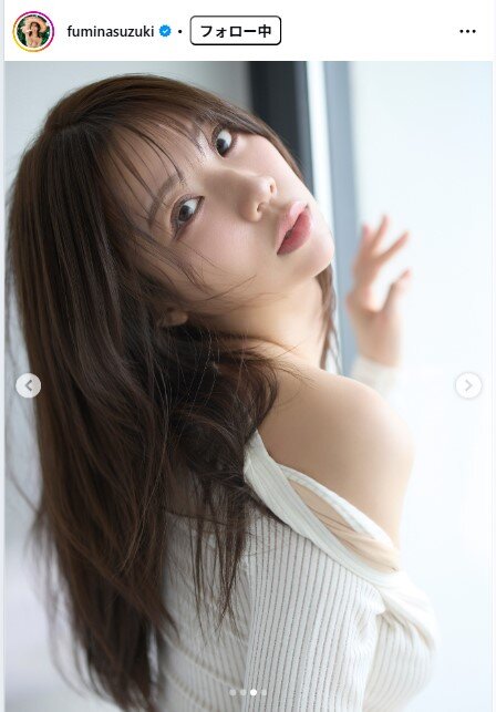 鈴木ふみ奈のインスタグラムから