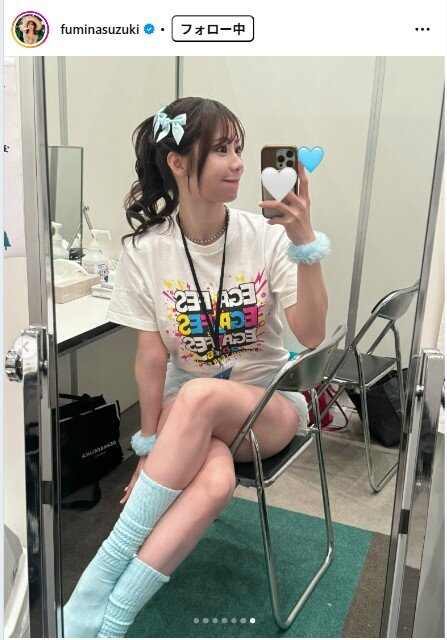 鈴木ふみ奈のインスタグラムから