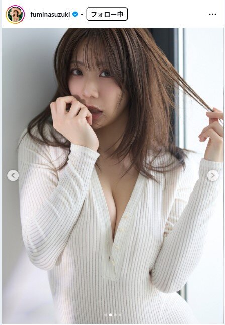 鈴木ふみ奈のインスタグラムから