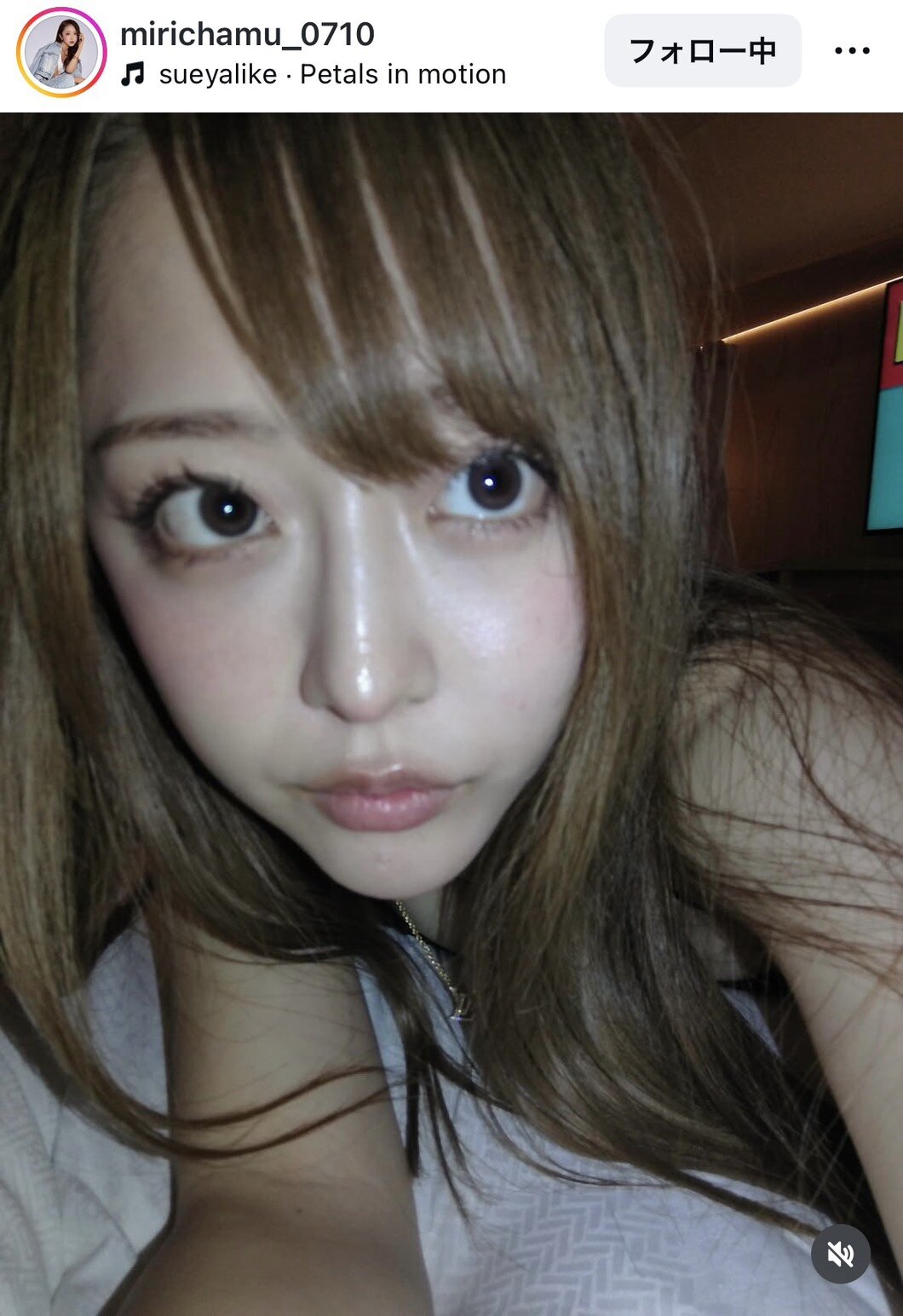 みりちゃむのインスタグラムから