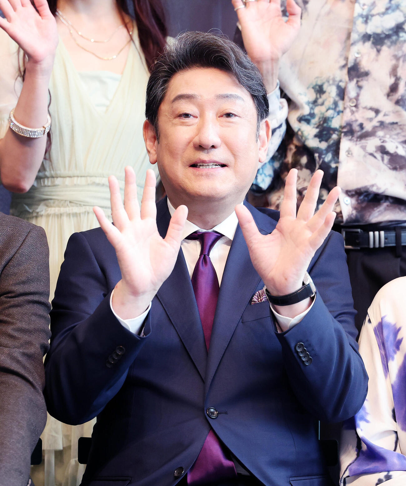 「リア王」制作発表会見に臨む中村芝翫（撮影・鈴木正人）＝2026年6月8日