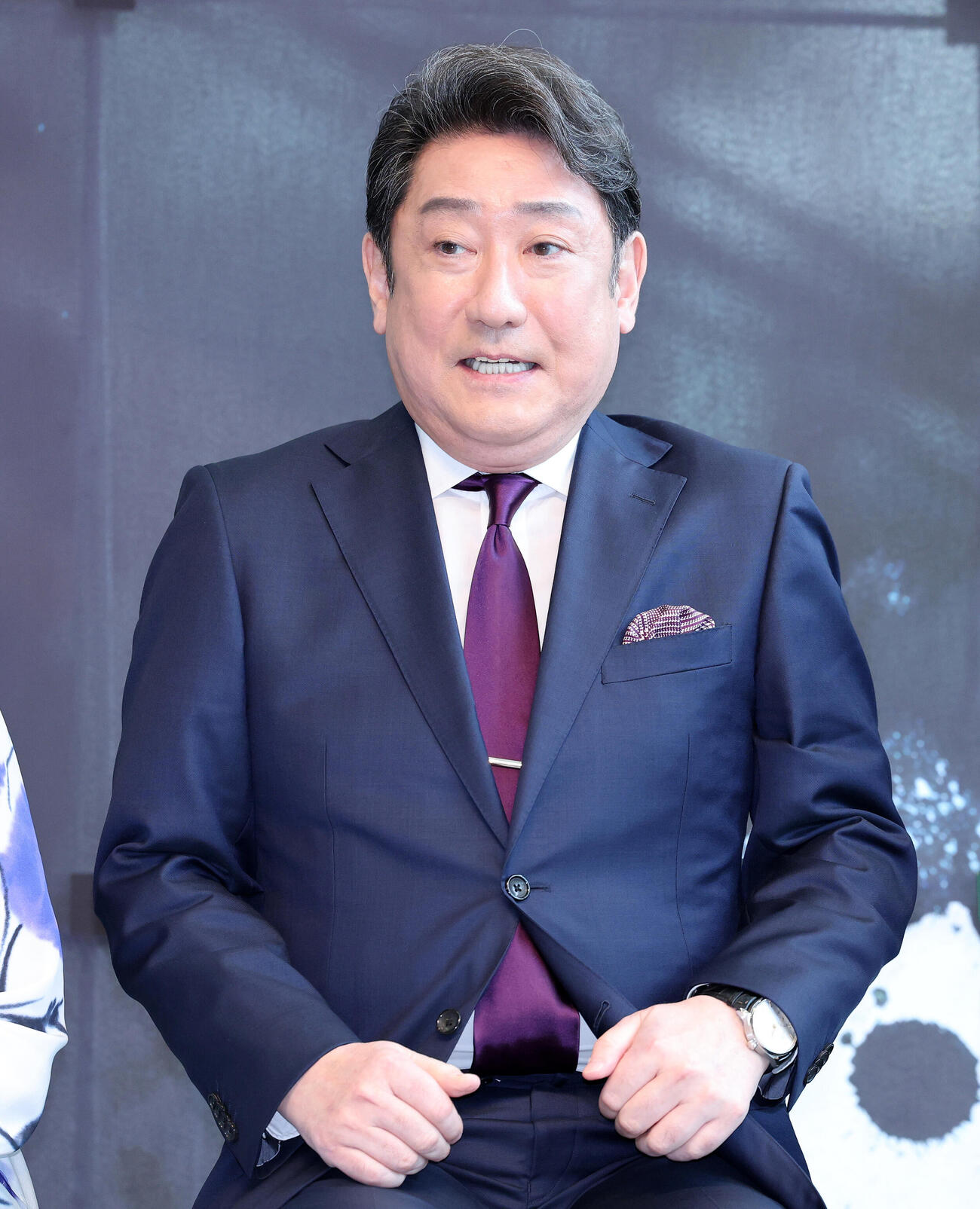 「リア王」制作発表会見に臨む中村芝翫（撮影・鈴木正人）＝2026年6月8日