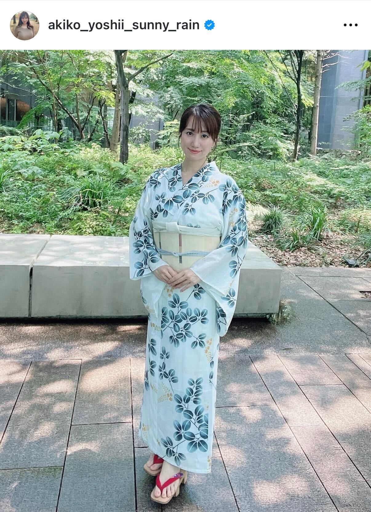 吉井明子のインスタグラムから