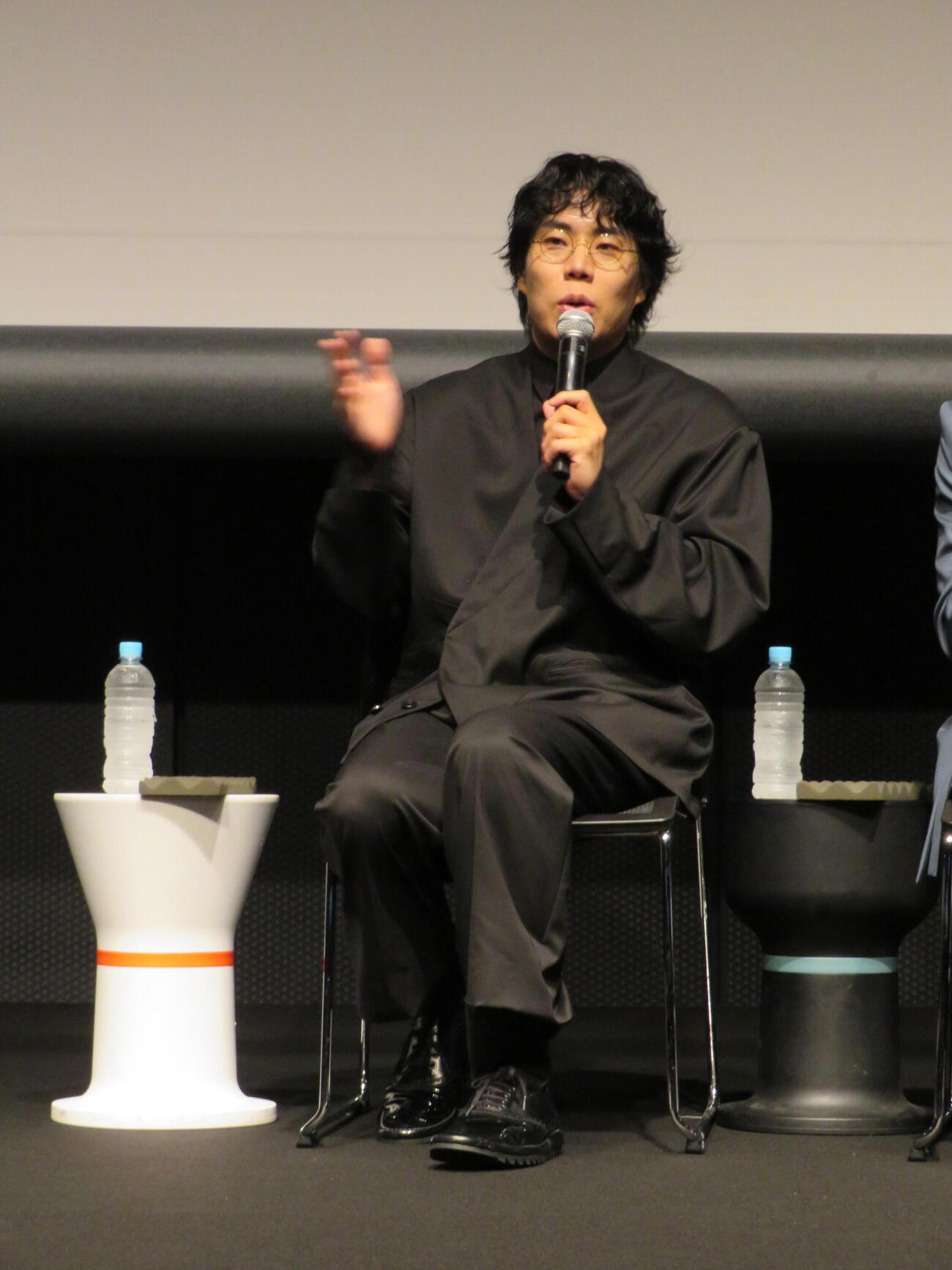 短編映画「BREAK SHOT」ショートショート　フィルムフェスティバル＆アジア2026特別上映会に登壇した、くるま（撮影・村上幸将）