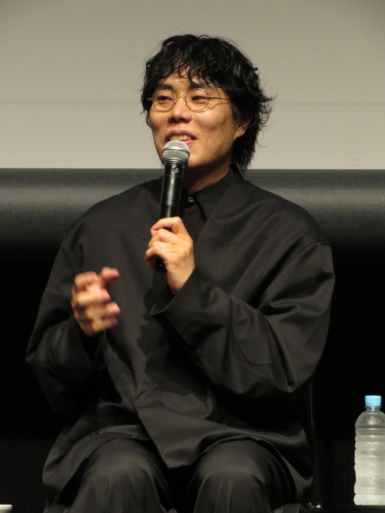短編映画「BREAK SHOT」ショートショート　フィルムフェスティバル＆アジア2026特別上映会に登壇した、くるま（撮影・村上幸将）

