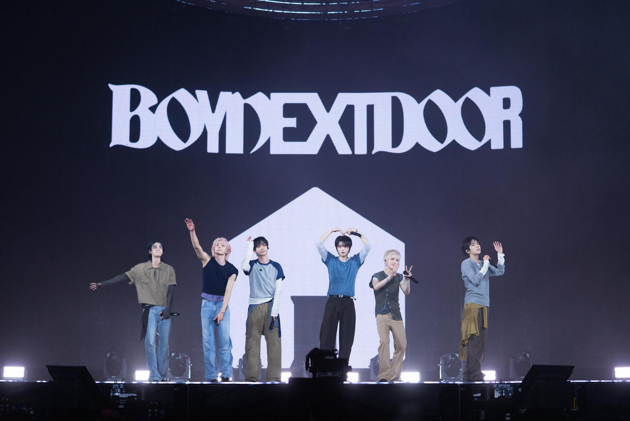 「HOME」ショーケースを開催したBOYNEXTDOOR（（P）＆（C）KOZ Entertainment）
