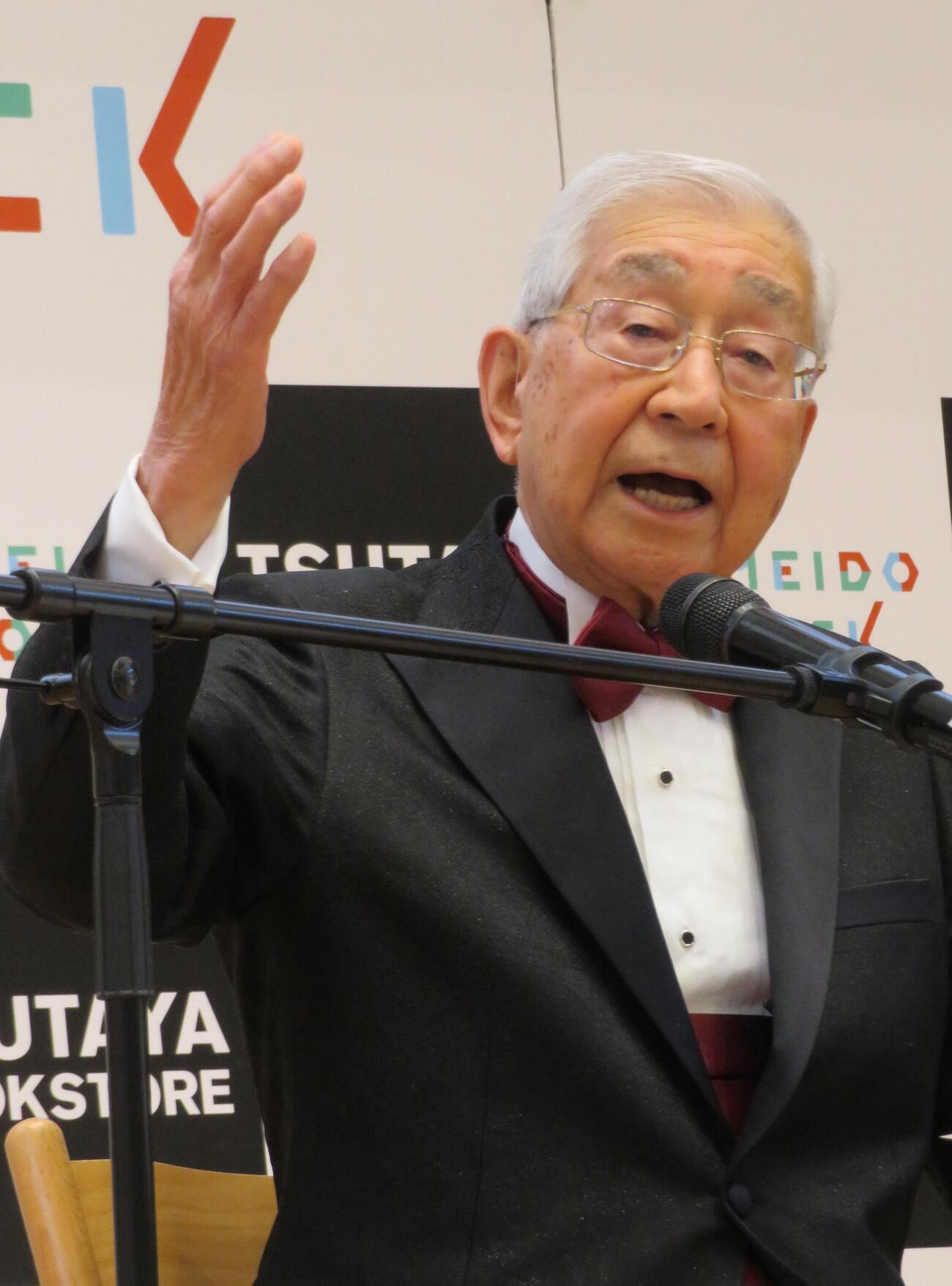 92歳でCDデビューし、発売記念イベントを行った髙嶋弘之