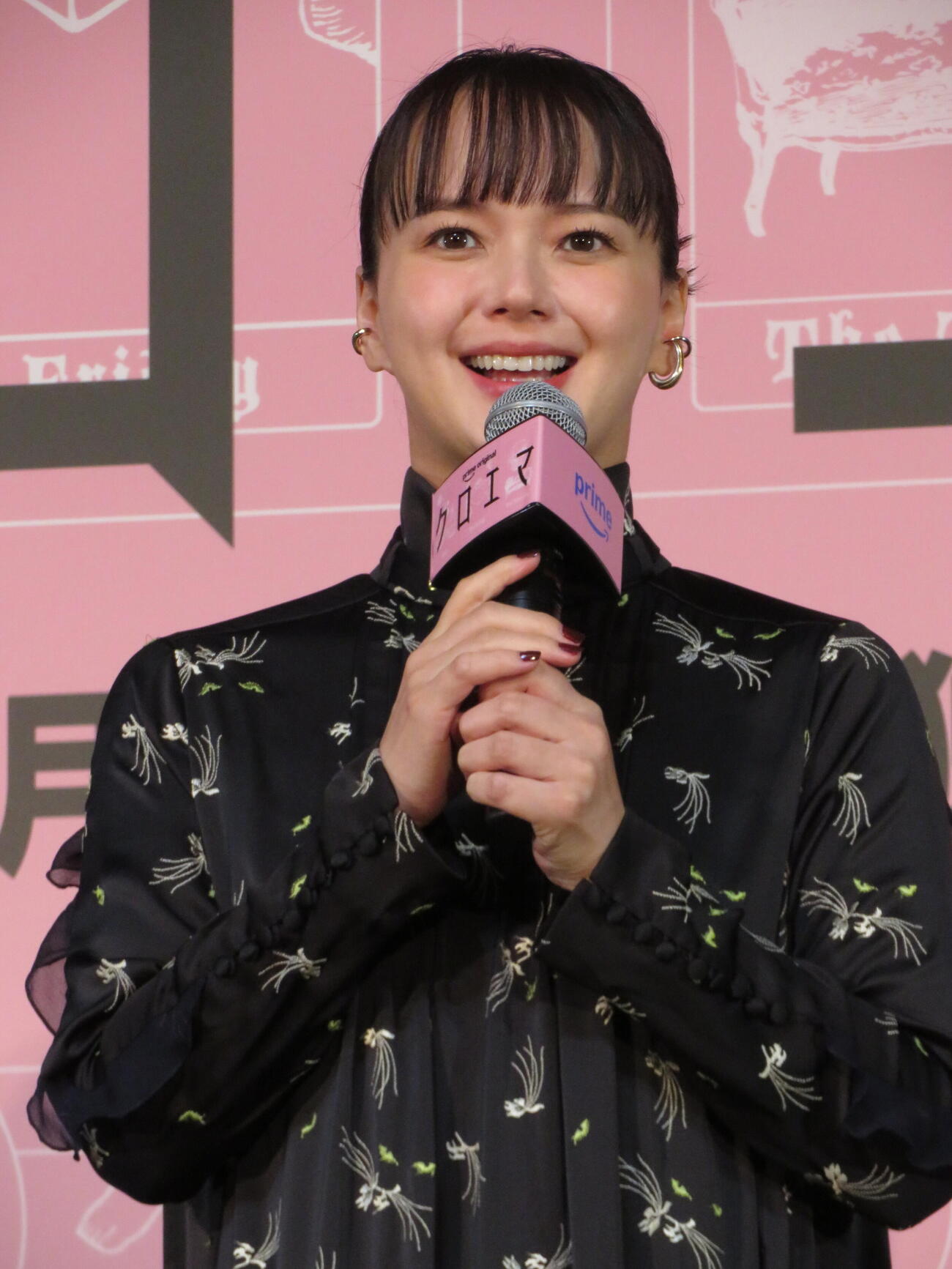 ドラマ「クロエマ」配信記念スペシャルイベントに出席した多部未華子（撮影・村上幸将）
