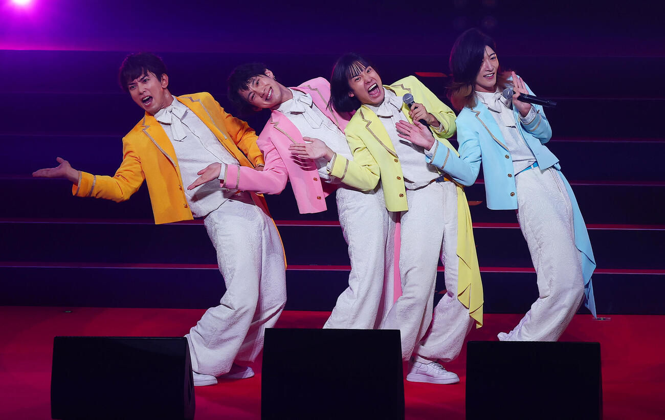 「ASIA CULTURE FESTIVAL 2026」に登場したモナキ（撮影・野上伸悟）