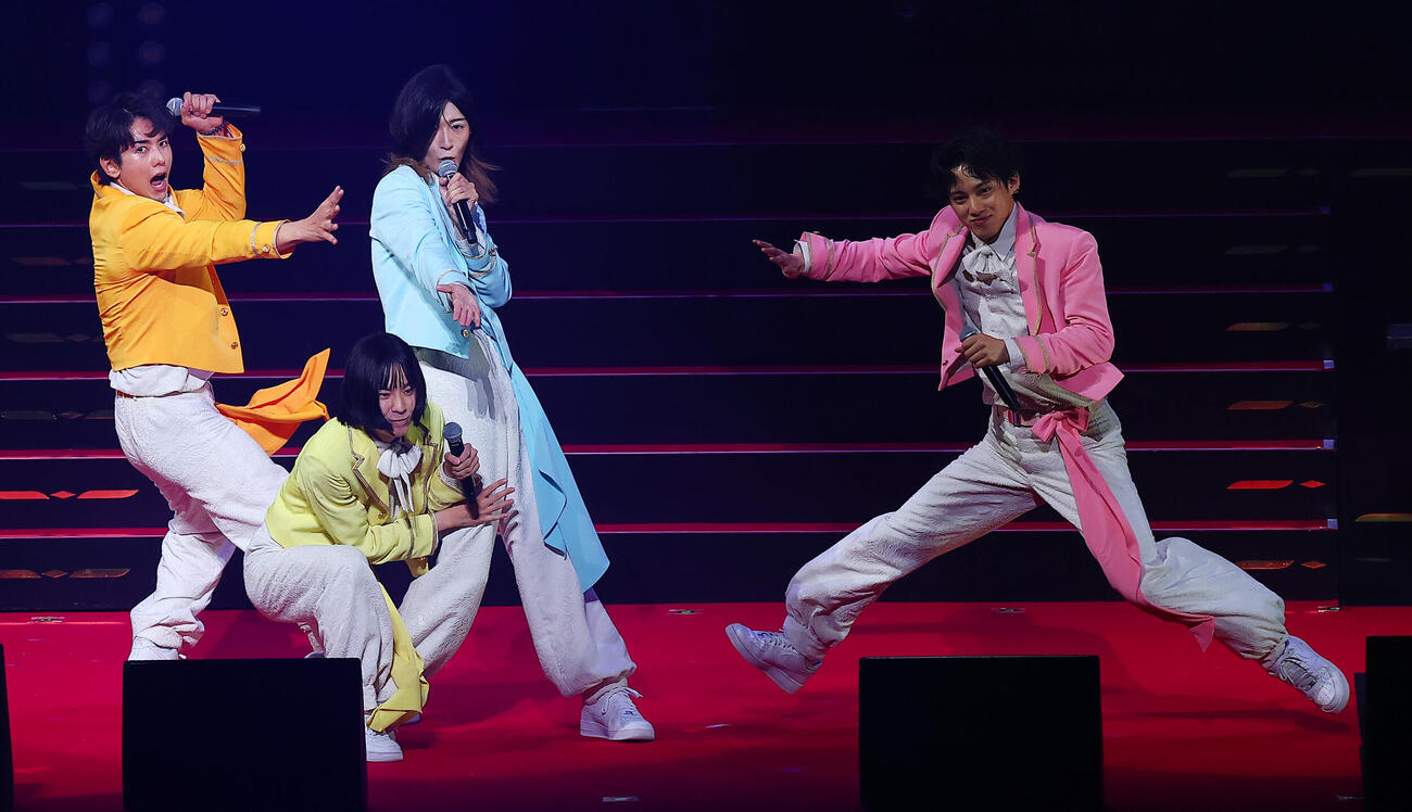 「ASIA CULTURE FESTIVAL 2026」に登場したモナキ（撮影・野上伸悟）