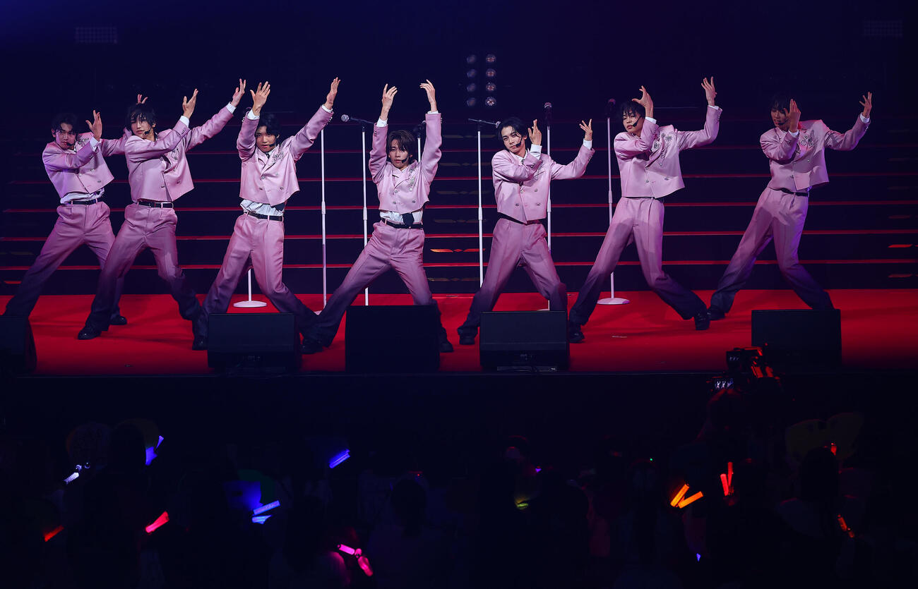 「ASIA CULTURE FESTIVAL 2026」に登場したCLASS SEVEN（撮影・野上伸悟）