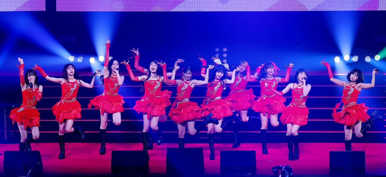 「ASIA CULTURE FESTIVAL 2026」に登場したJuice＝Juice（撮影・野上伸悟）
