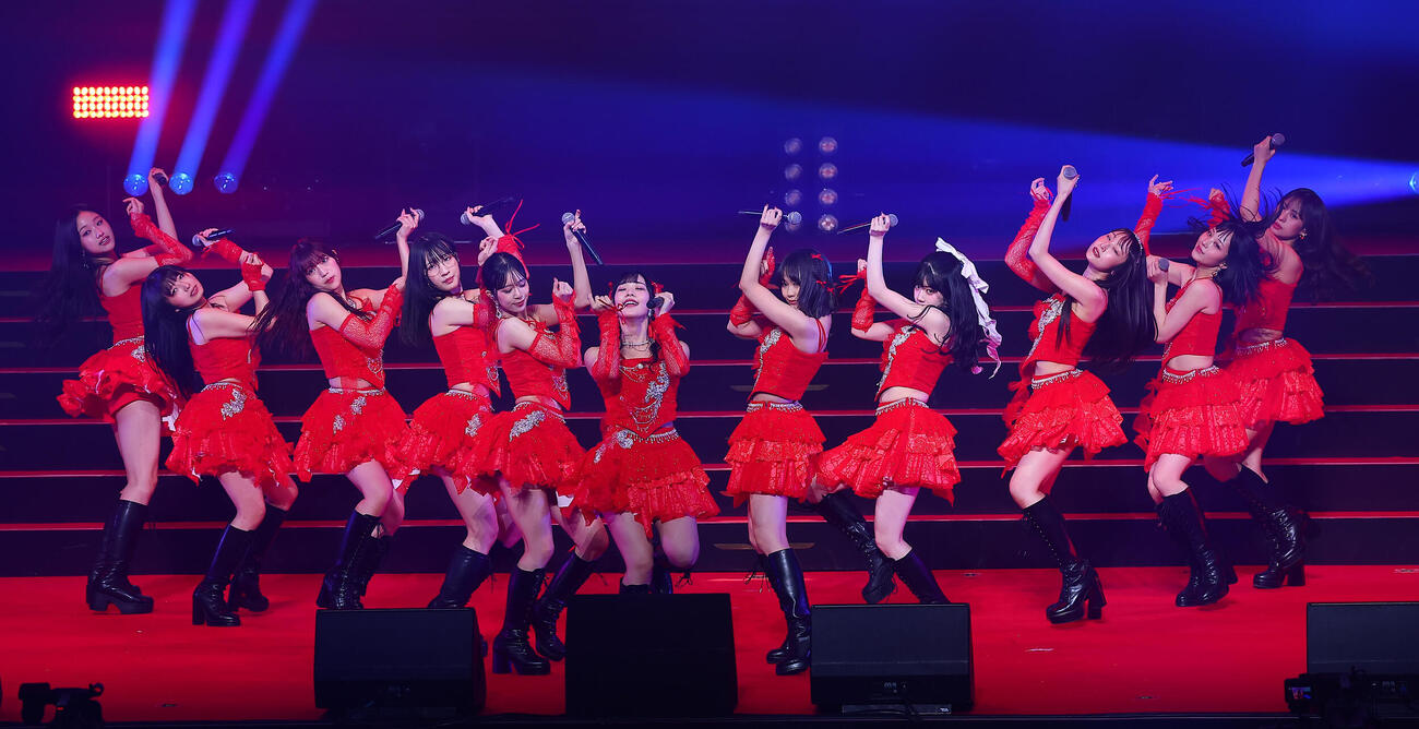 「ASIA CULTURE FESTIVAL 2026」に登場したJuice＝Juice（撮影・野上伸悟）