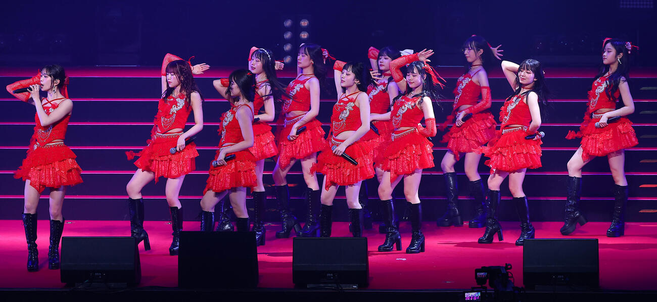 「ASIA CULTURE FESTIVAL 2026」に登場したJuice＝Juice（撮影・野上伸悟）