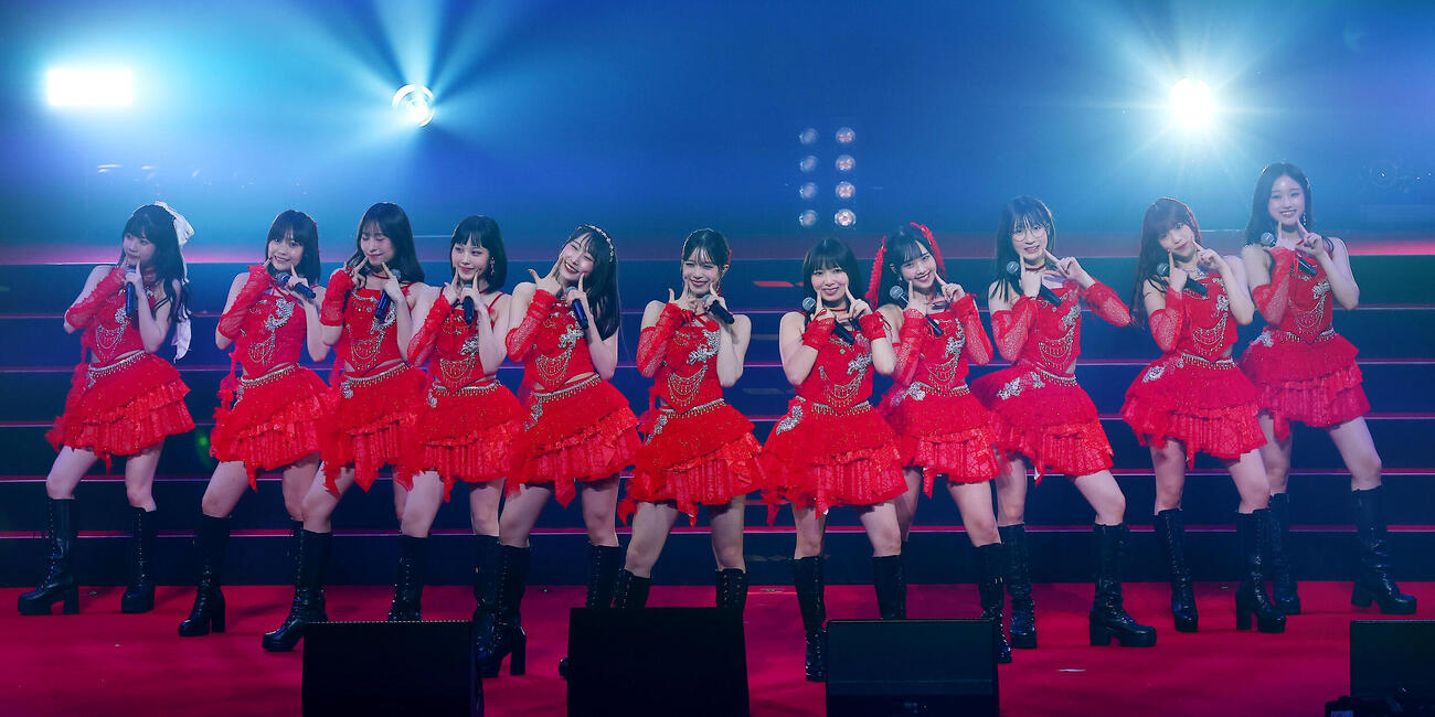 「ASIA CULTURE FESTIVAL 2026」に登場したJuice＝Juice（撮影・野上伸悟）
