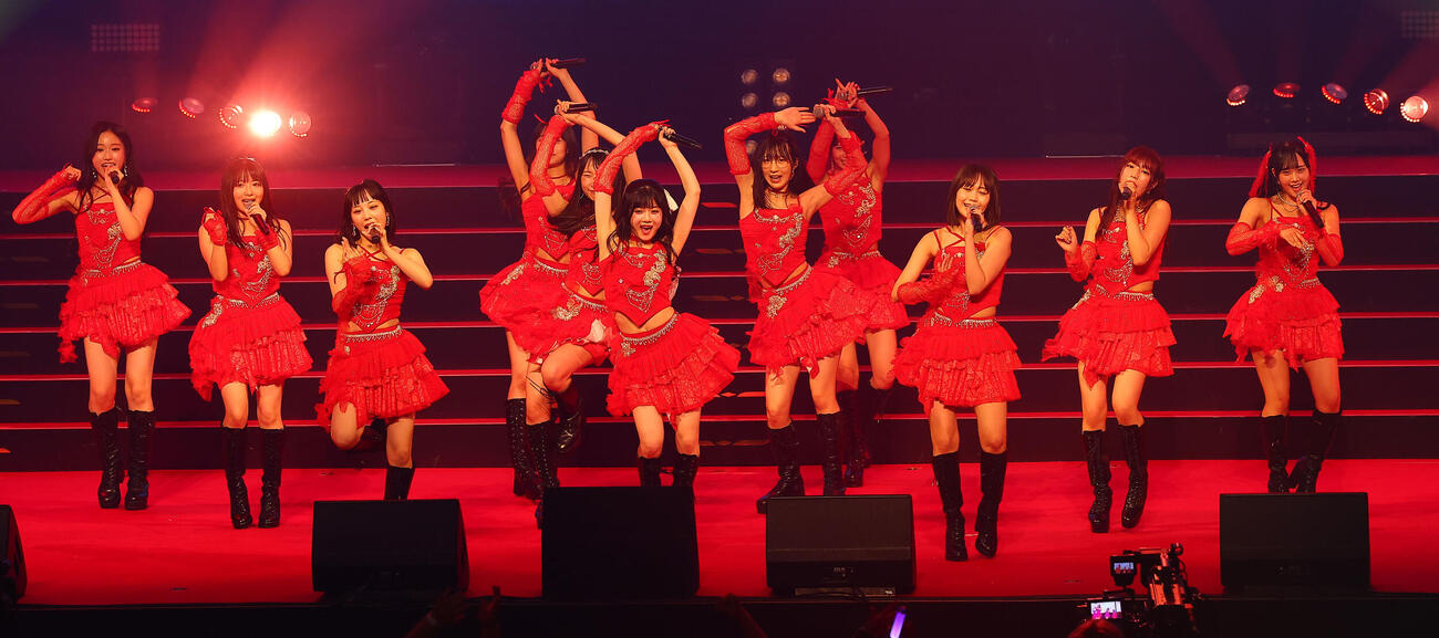「ASIA CULTURE FESTIVAL 2026」に登場したJuice＝Juice（撮影・野上伸悟）