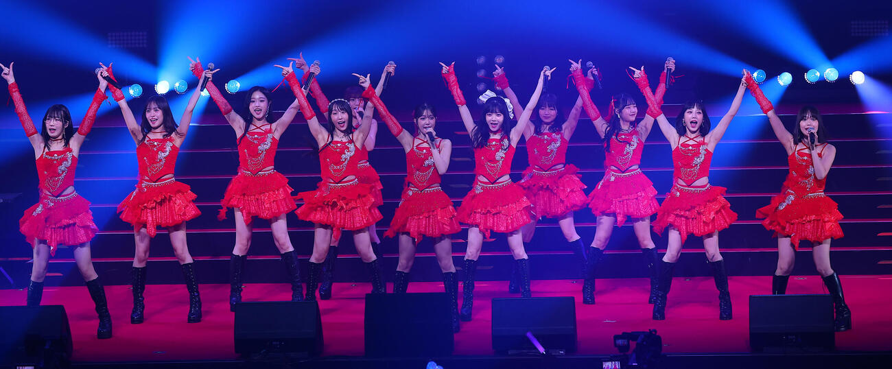 「ASIA CULTURE FESTIVAL 2026」に登場したJuice＝Juice（撮影・野上伸悟）