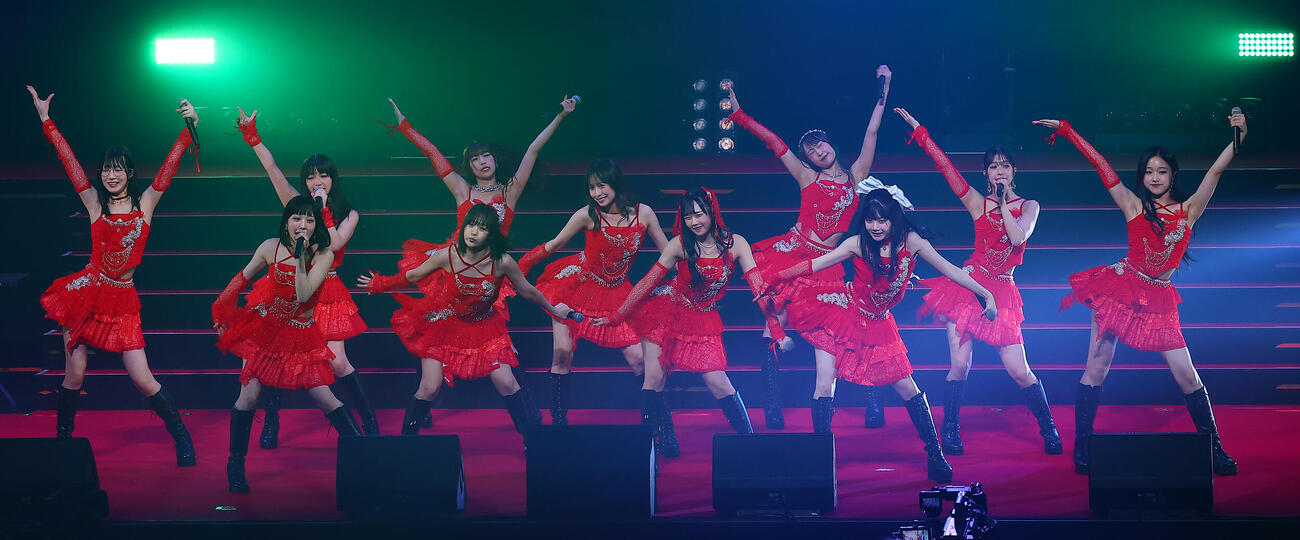 「ASIA CULTURE FESTIVAL 2026」に登場したJuice＝Juice（撮影・野上伸悟）