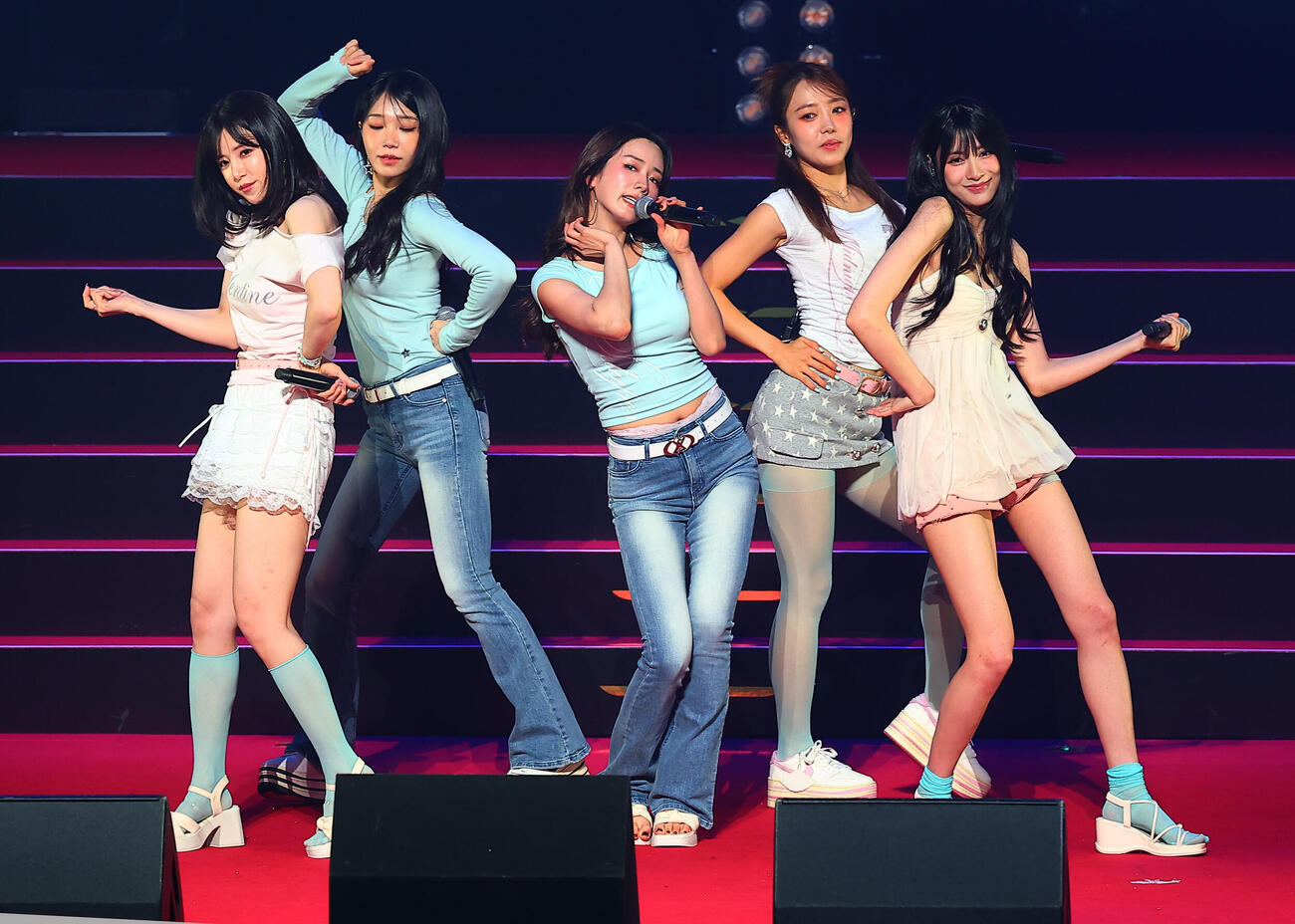 「ASIA CULTURE FESTIVAL 2026」に登場したApink（撮影・野上伸悟）