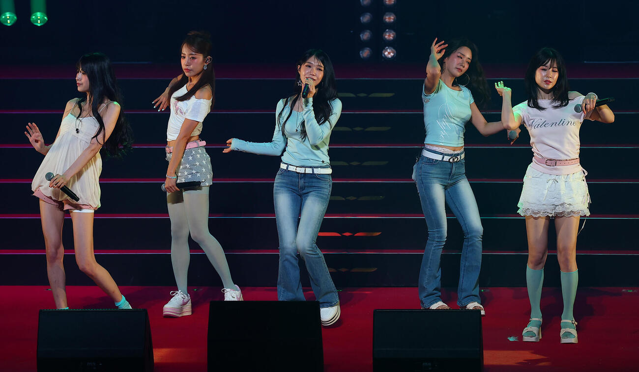 「ASIA CULTURE FESTIVAL 2026」に登場したApink（撮影・野上伸悟）