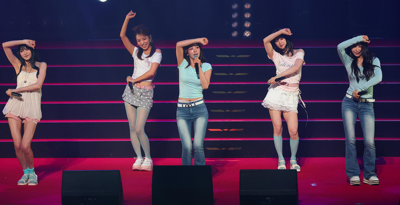 「ASIA CULTURE FESTIVAL 2026」に登場したApink（撮影・野上伸悟）