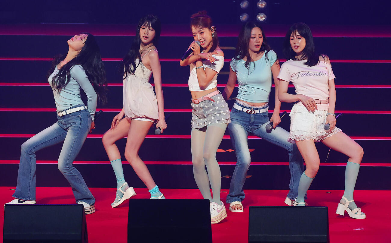 「ASIA CULTURE FESTIVAL 2026」に登場したApink（撮影・野上伸悟）