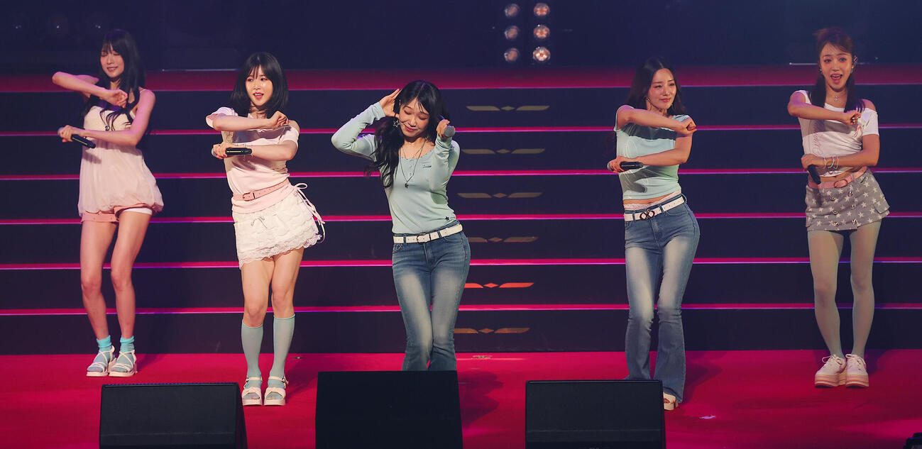 「ASIA CULTURE FESTIVAL 2026」に登場したApink（撮影・野上伸悟）
