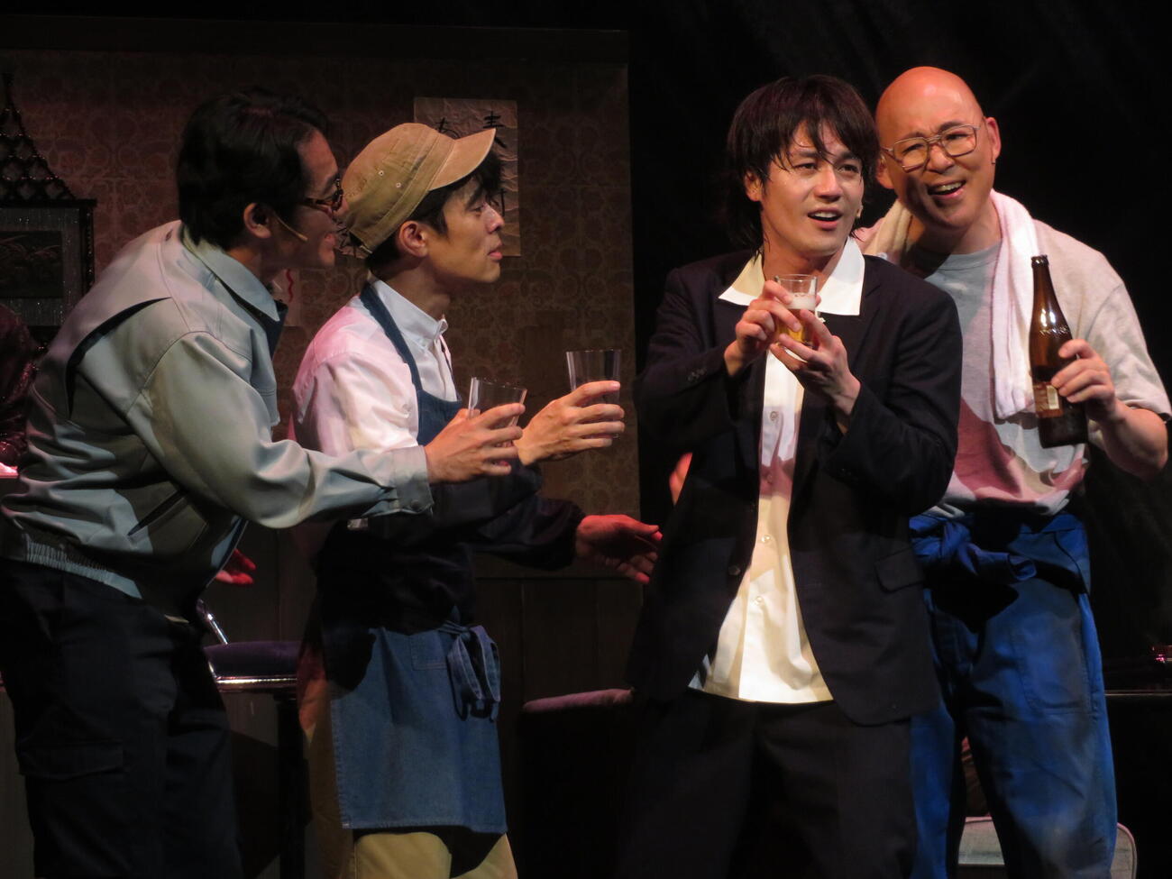 舞台「俺節」ゲネプロに臨む松田元太（右から2人目）