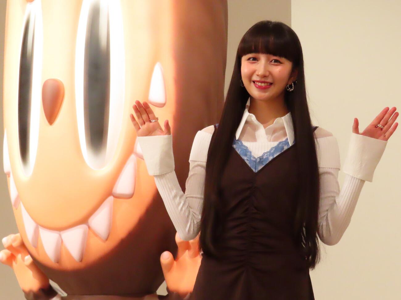 「THE MONSTERS 10周年記念展　東京『MONSTERS BY MONSTERS：NOW AND THEN』」プレビューに出席したCocomi