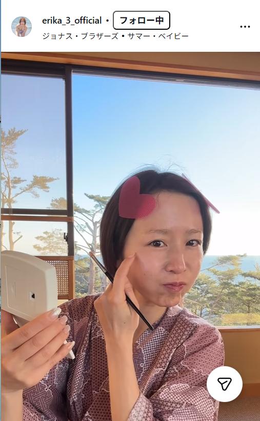山川恵里佳のインスタグラムから
