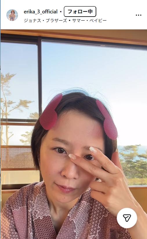 山川恵里佳のインスタグラムから
