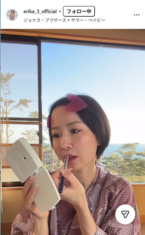 山川恵里佳のインスタグラムから