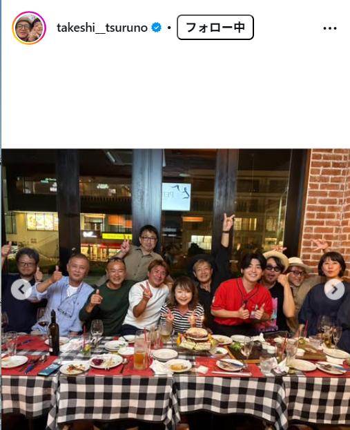 つるの剛士のインスタグラムから