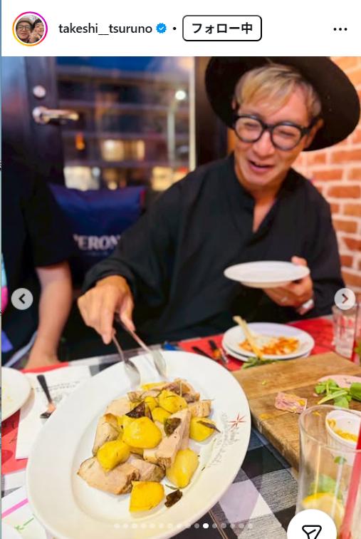 つるの剛士のインスタグラムから