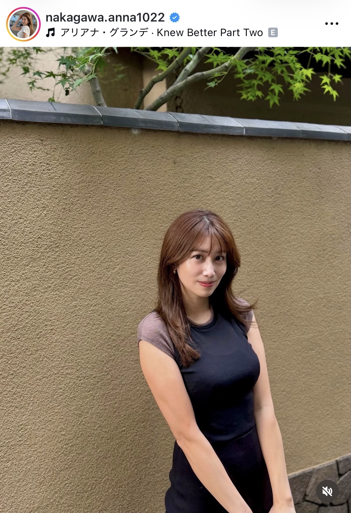 中川安奈のインスタグラムから
