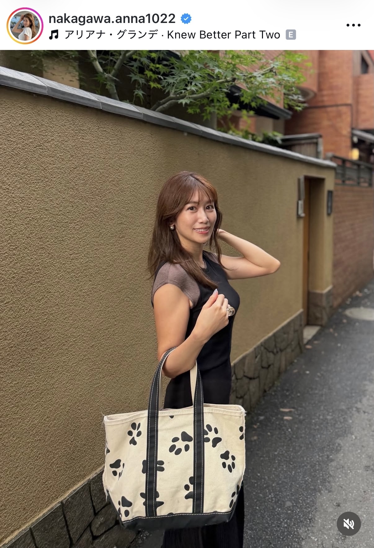 中川安奈のインスタグラムから