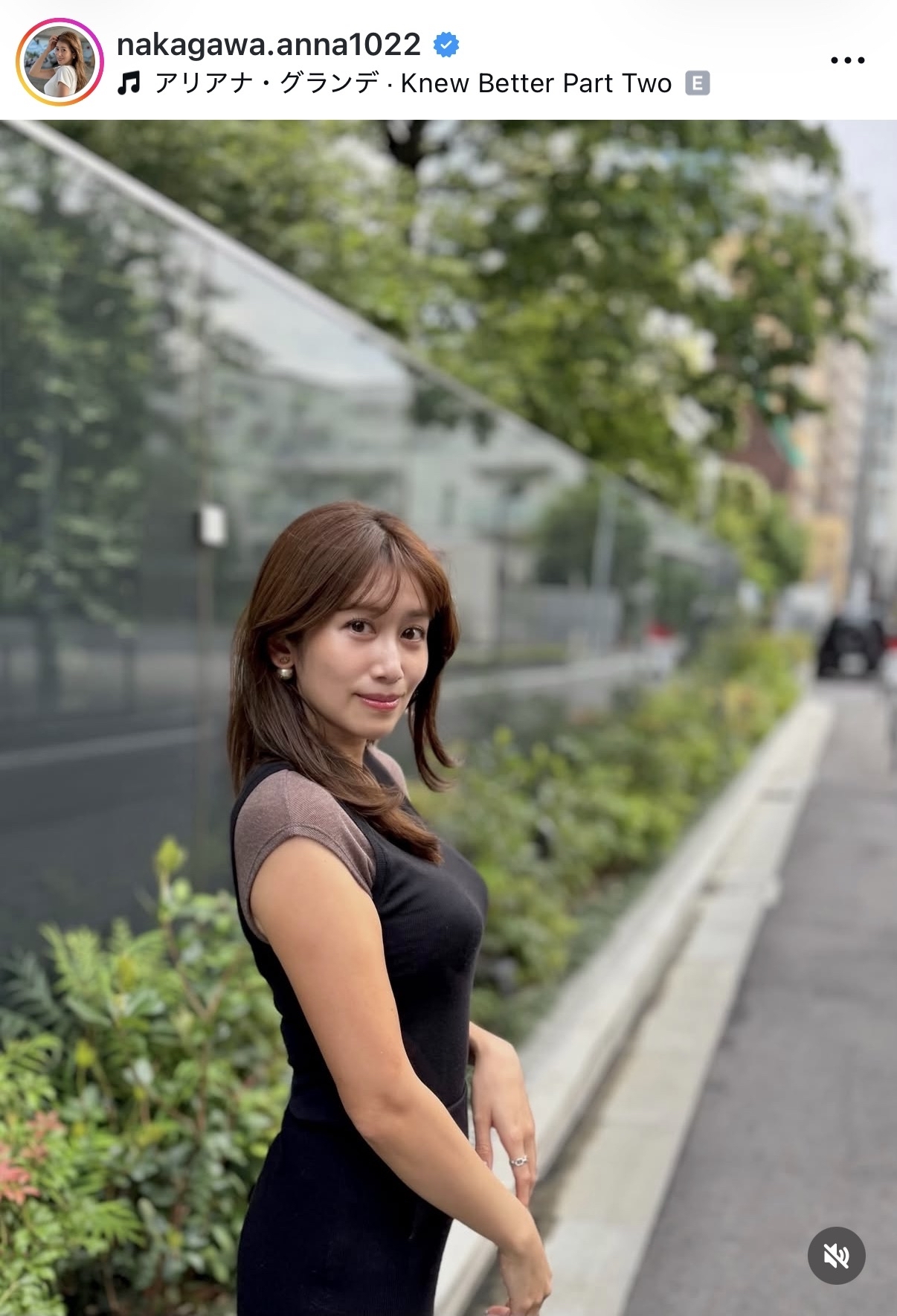 中川安奈のインスタグラムから